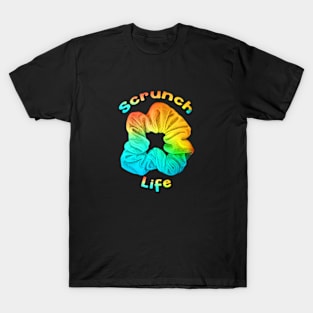 VSCO Scrunchie Scrunch Life Colorful Rainbow Girls T-Shirt